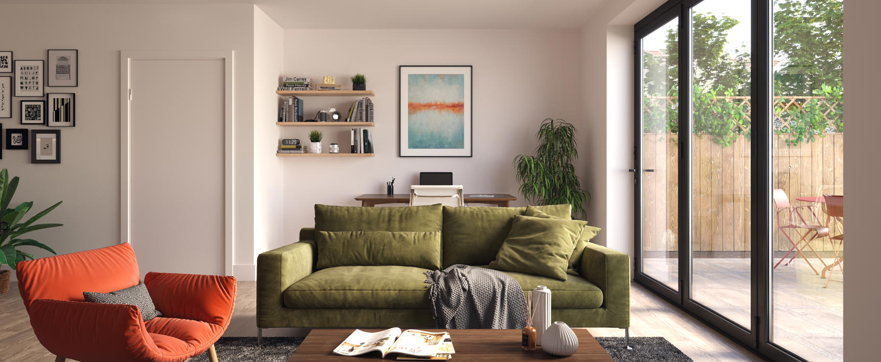 3 Bed Open Plan Lounge Area