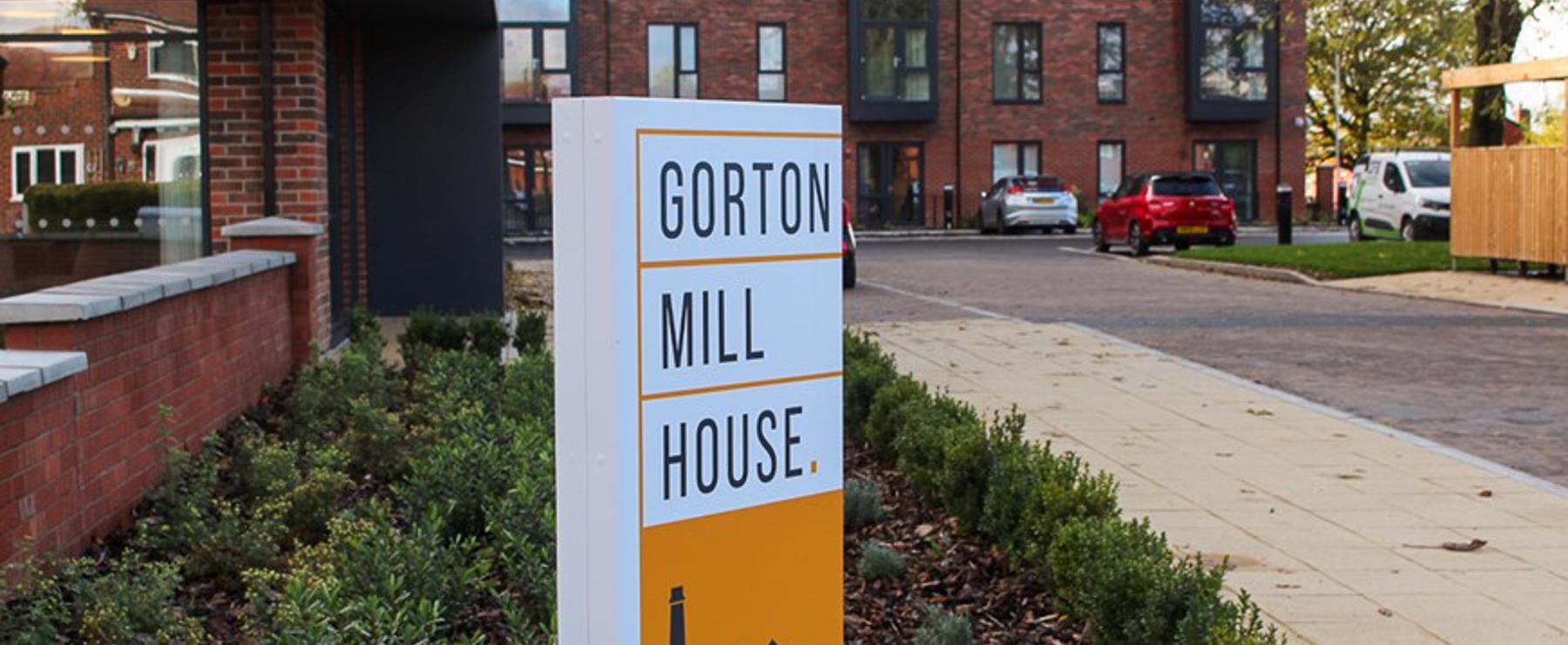 Gorton Mill House Sign
