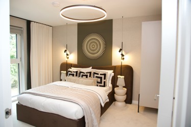 Inside a show home at Two Didsbury Point